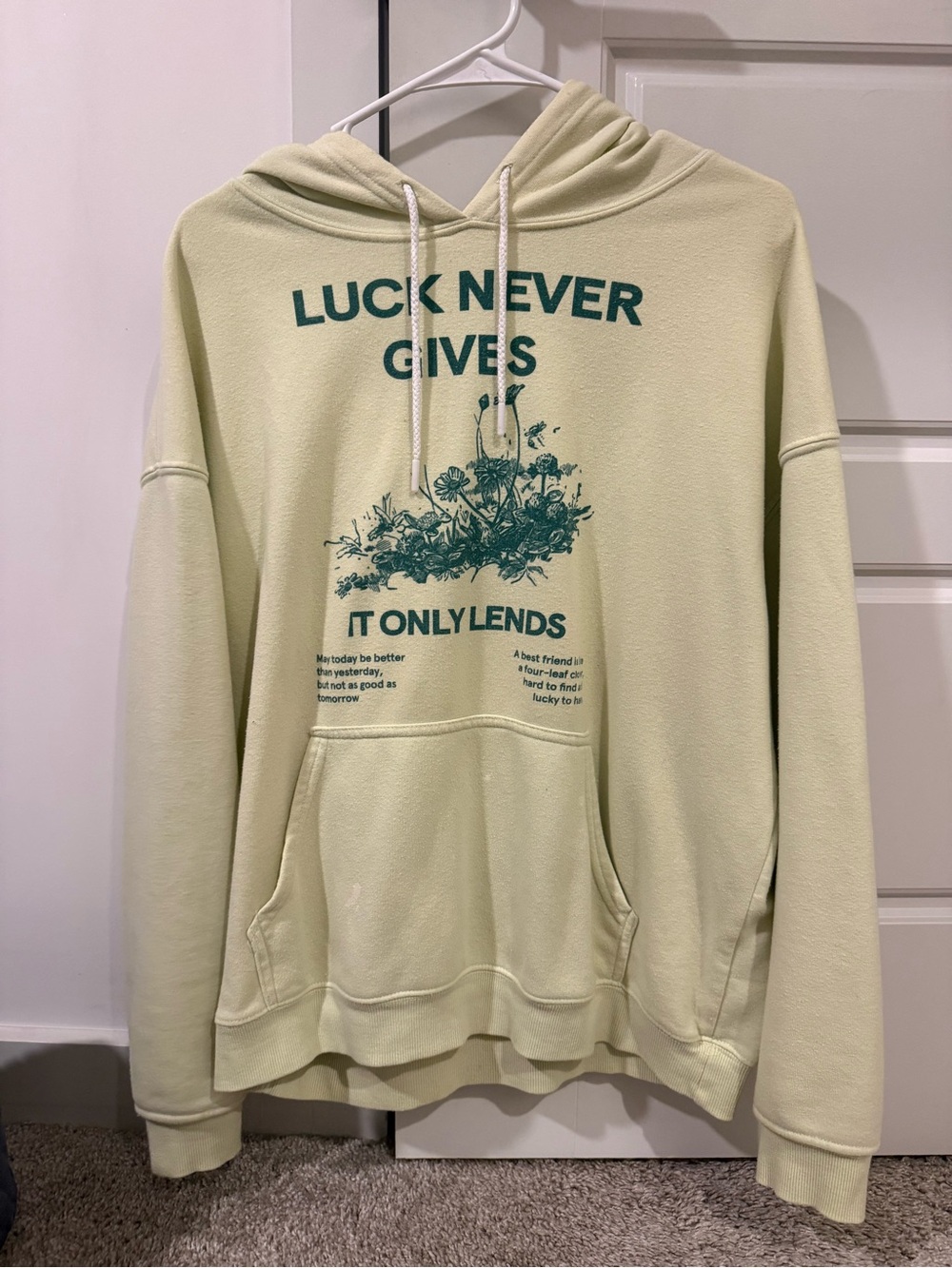Grayson Threads Light Green Graphic Hoodie Sweatshirt
